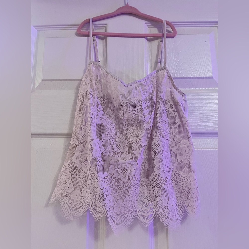 Elegant Lace Women’s Top - Light Pink